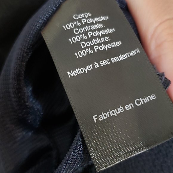 Astr Navy and Black Sheer Panel Dress - Picture 7 of 9